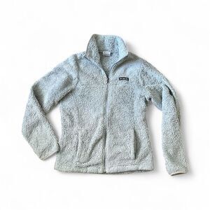Columbia Soft Gray Fleece Jacket